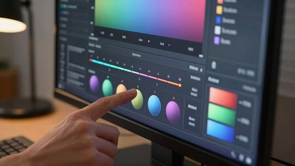 monitor calibration for eye comfort