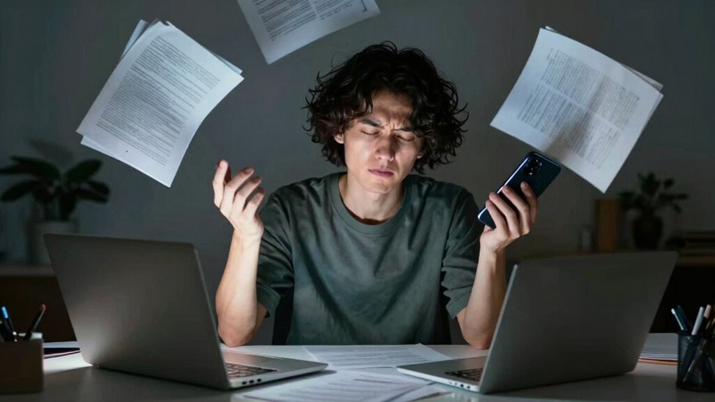 multitasking causes mental fatigue