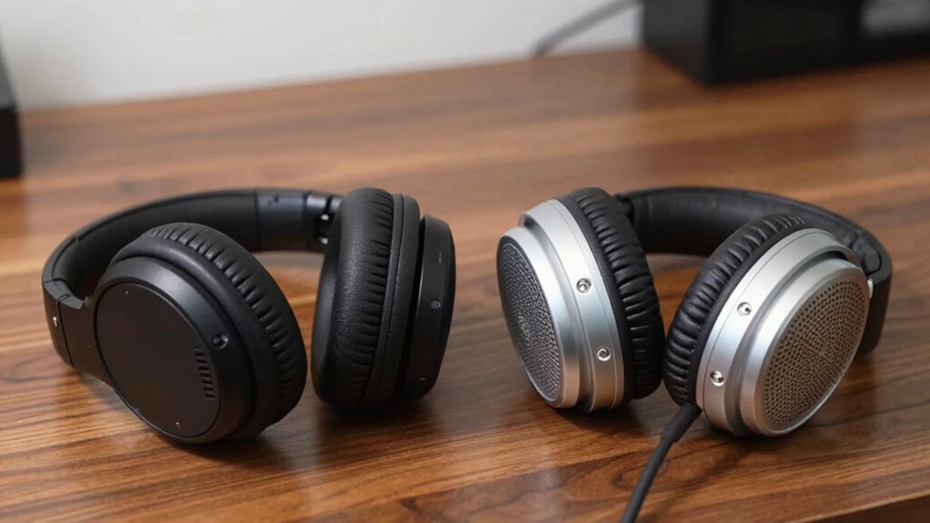 open versus closed back headphones