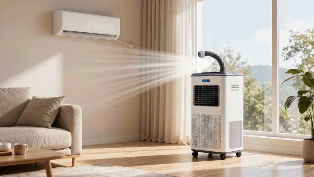 optimal portable ac placement