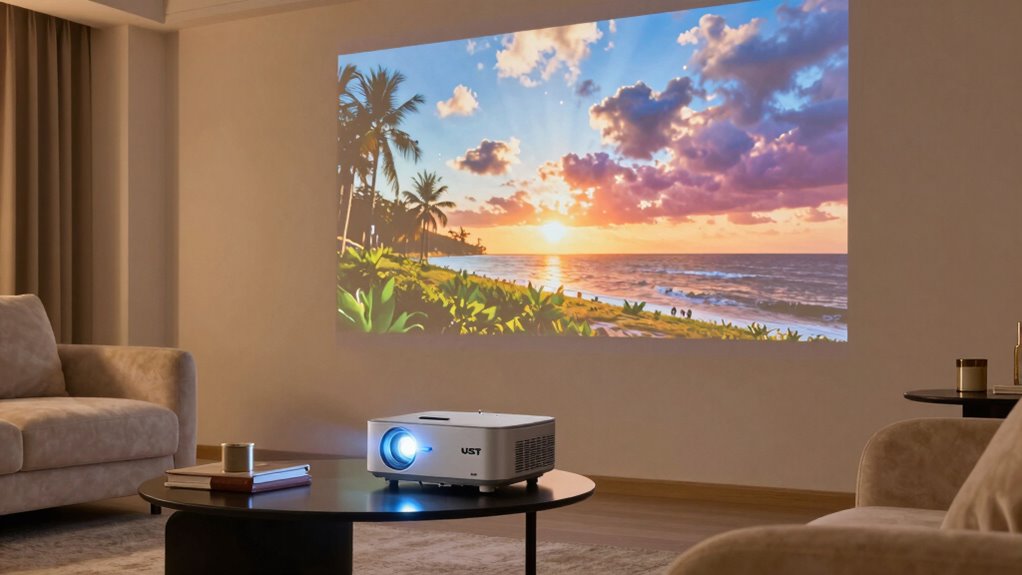 optimal projector placement guidelines