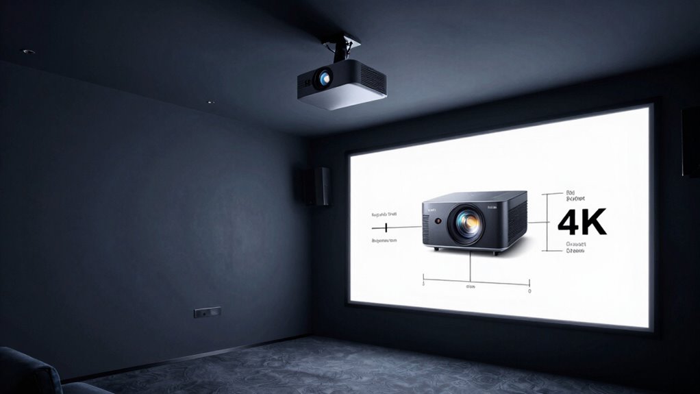 optimal projector placement setup