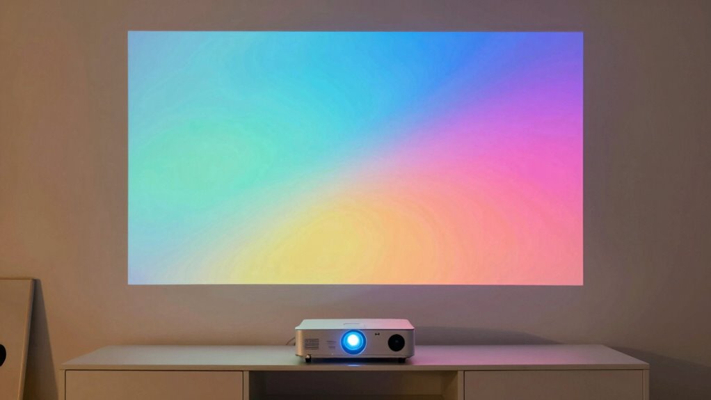 optimal projector positioning and alignment