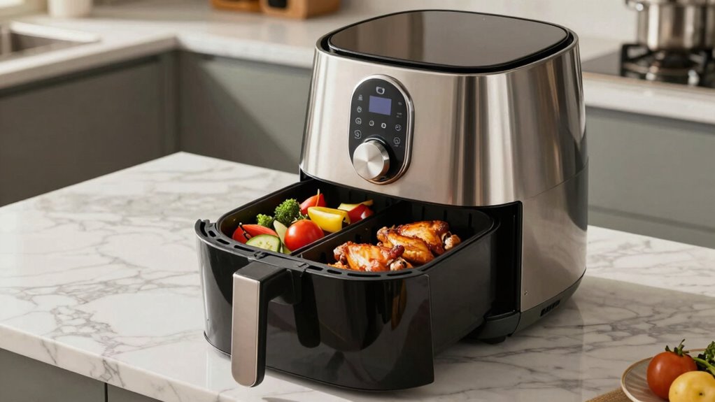 optimize dual zone cooking