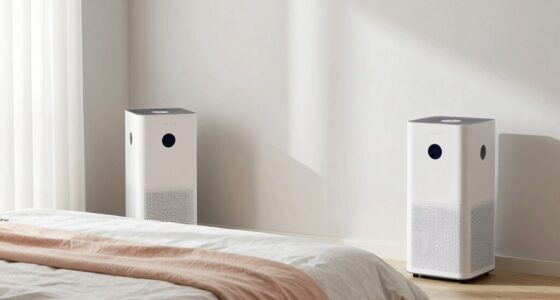 optimized bedroom air purifier placement