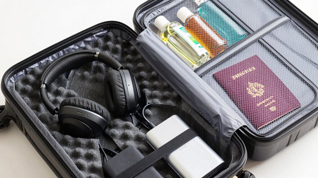 organize carry on for quick access