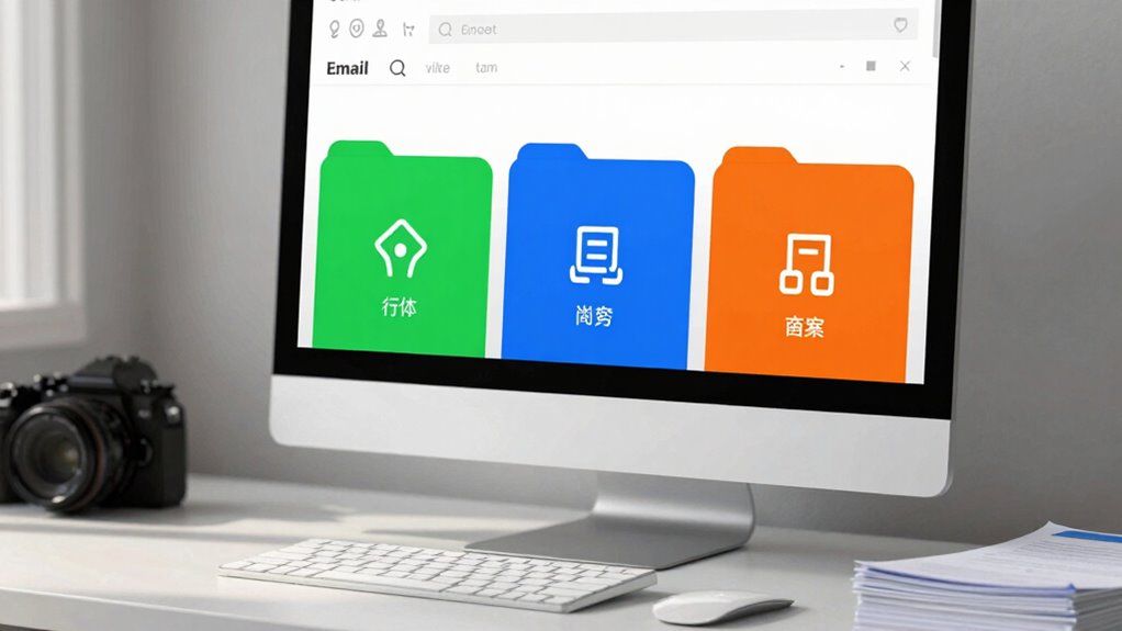 organize emails by relevance