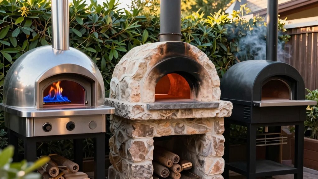 outdoor oven fuel options