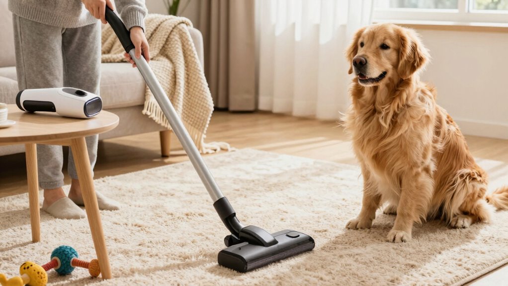 pet fur maintenance routine