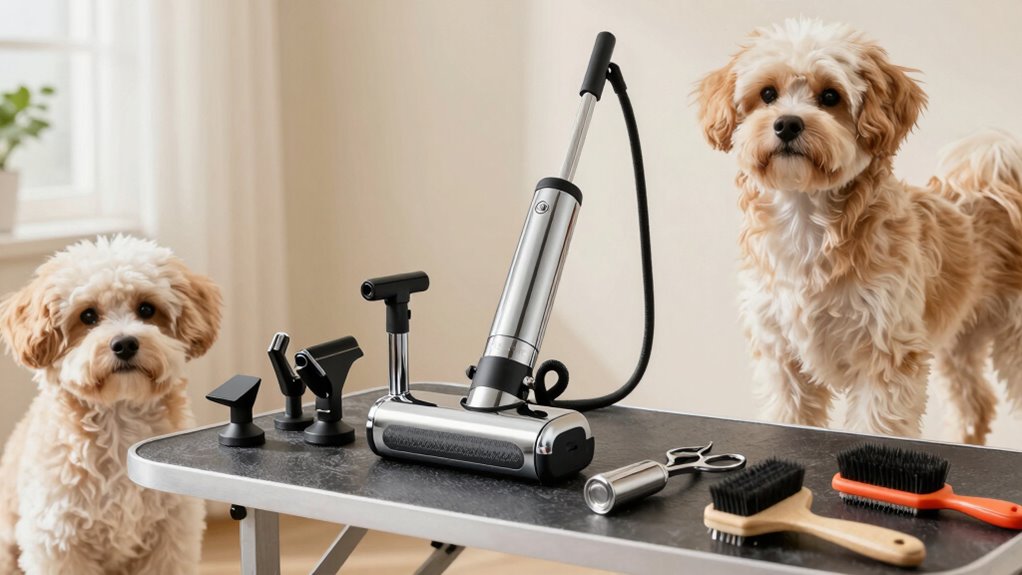 pet grooming vacuum features
