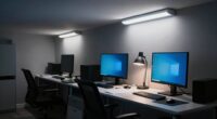 poor workspace lighting choices