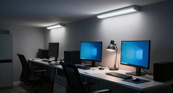 poor workspace lighting choices