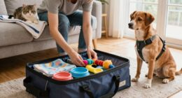 prepare pets before traveling