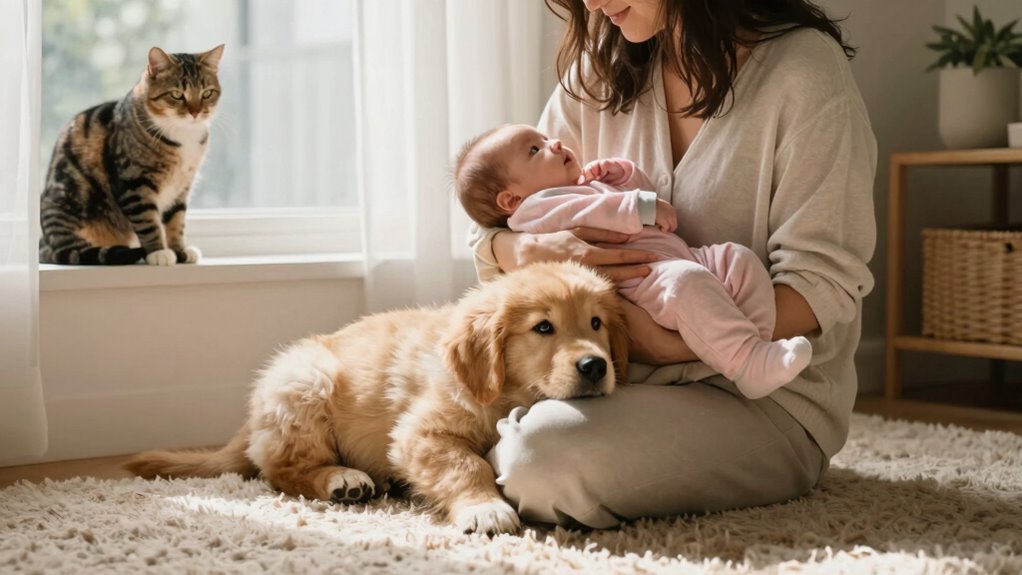 prepare pets for baby s arrival