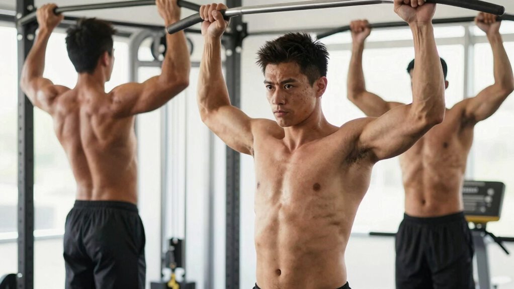 pressing and pulling exercises