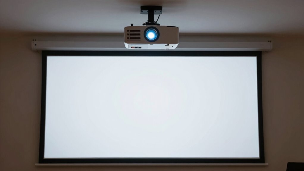 projector setup verification steps