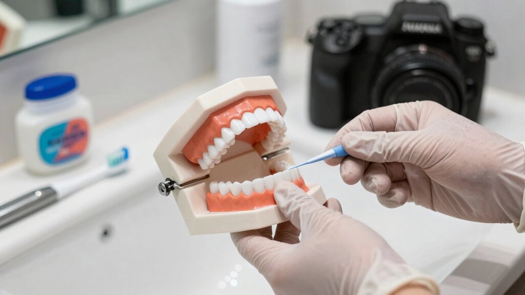 proper brushing and flossing technique
