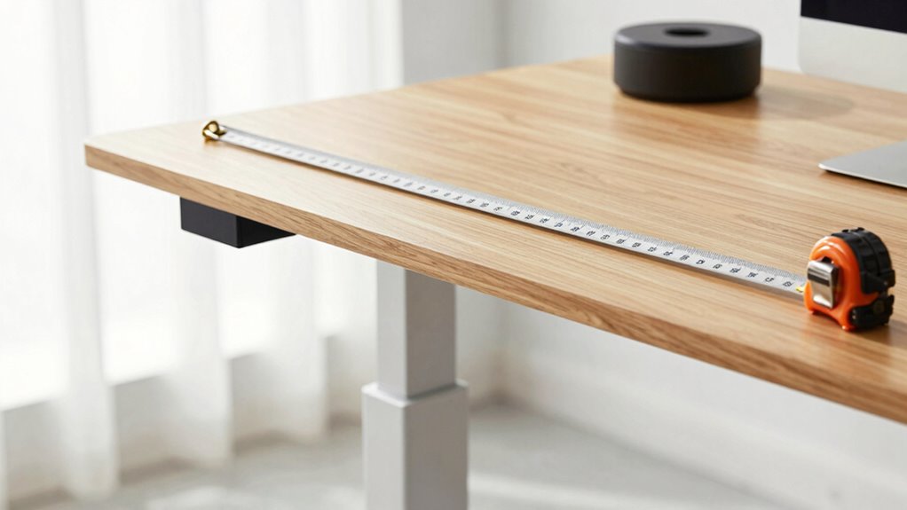 proper standing desk setup