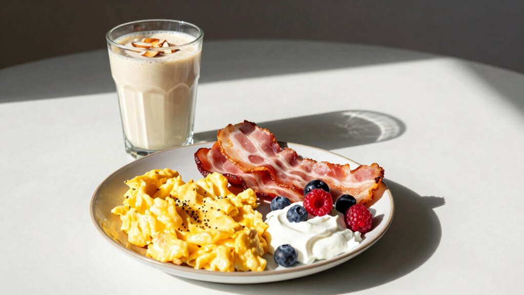 protein rich breakfast boosts satiety