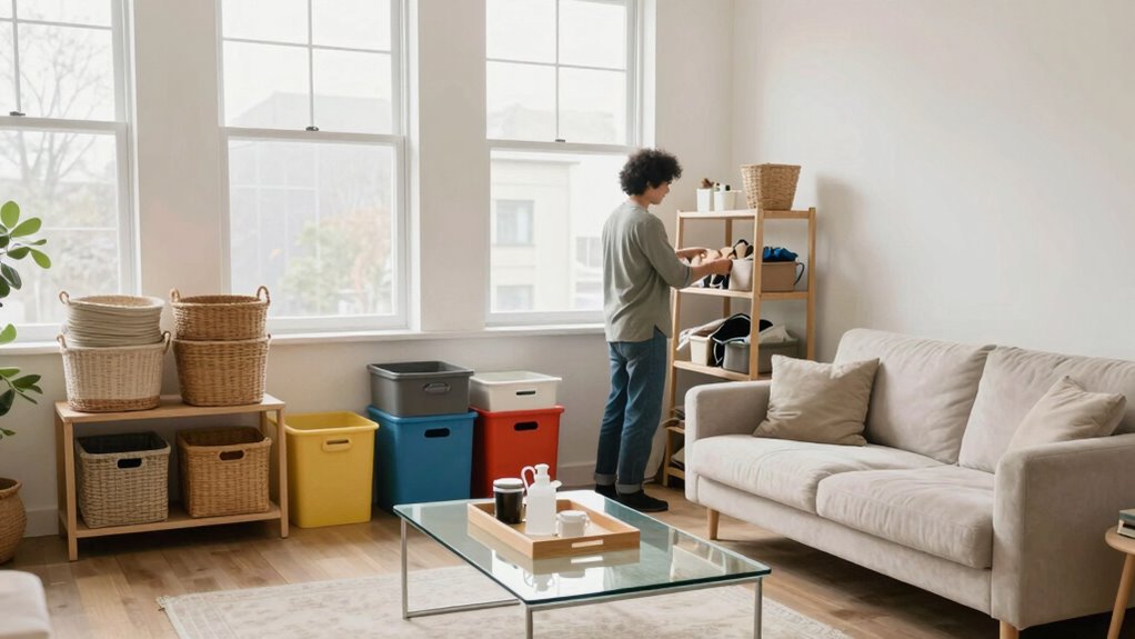 quick stress free room tidying