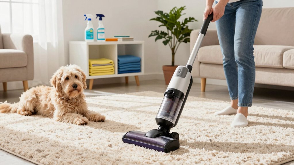 regular cleaning and pet management