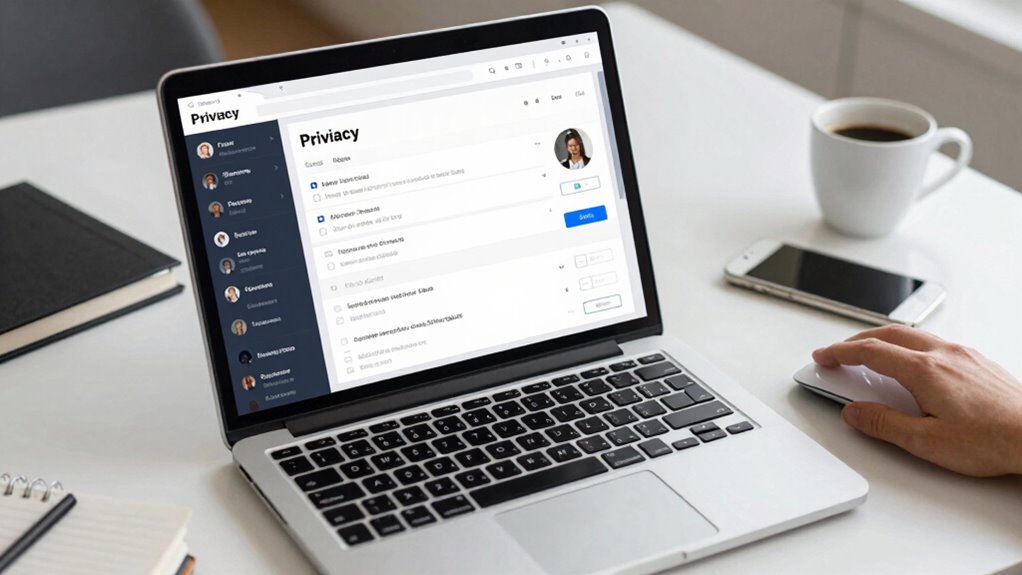 review social media privacy settings