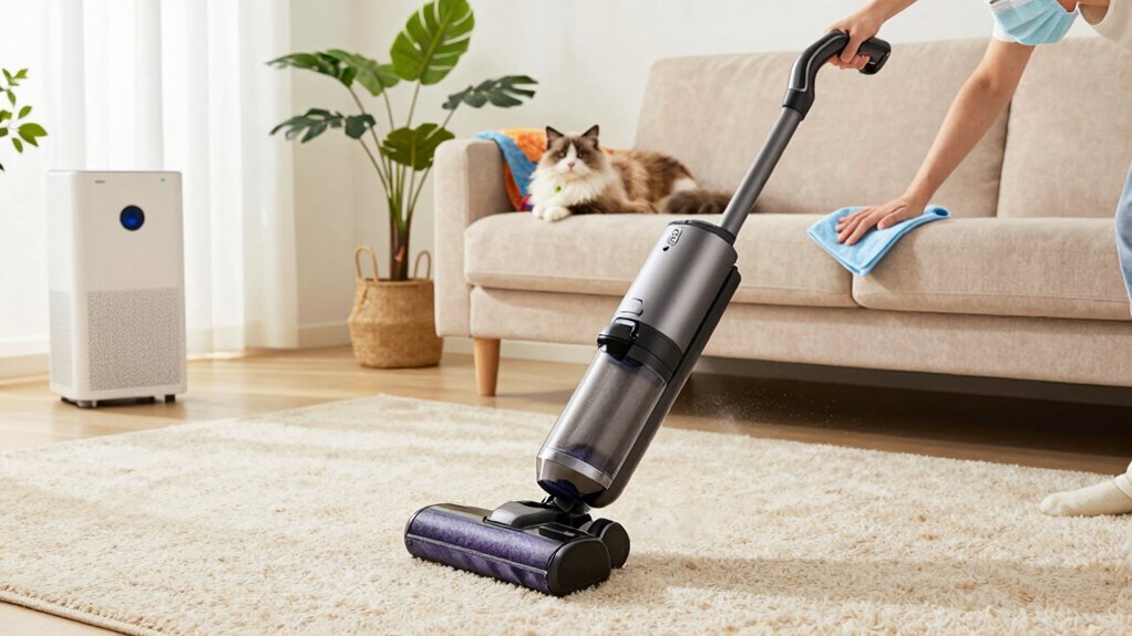 routine pet grooming and testing