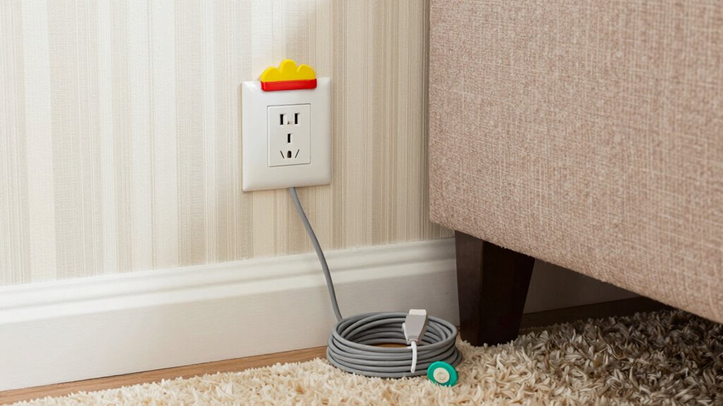 secure outlets and cords