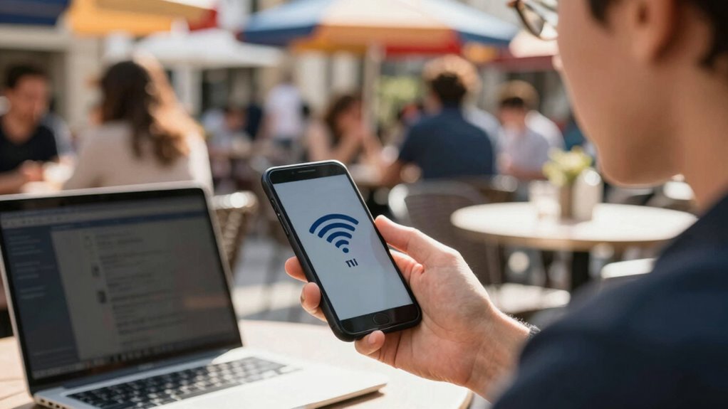 secure public wi fi usage