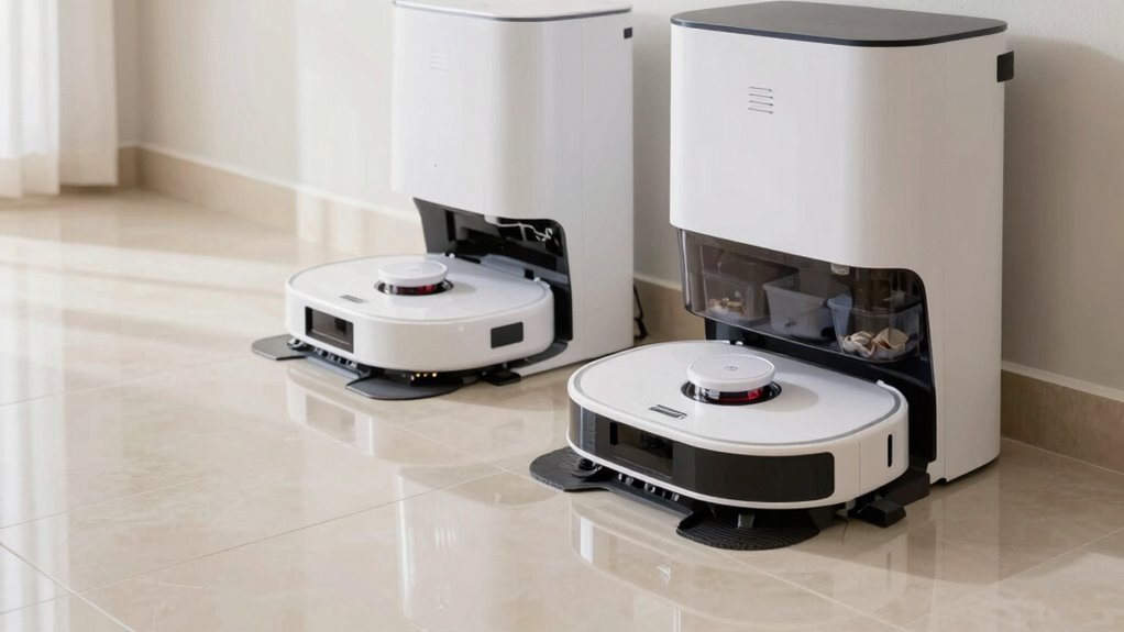 self emptying vs self cleaning