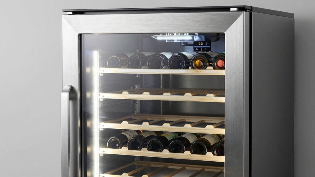 separate temperature controlled wine storage
