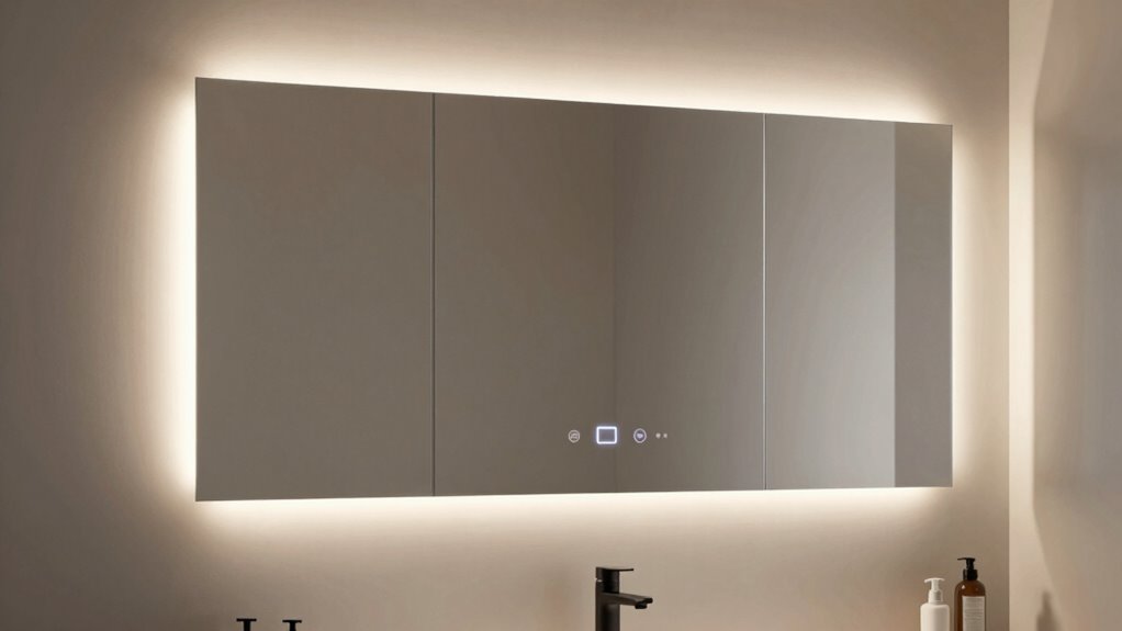 smart bathroom mirror features