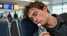 stay hydrated during flights