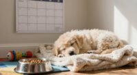 structured puppy care schedule