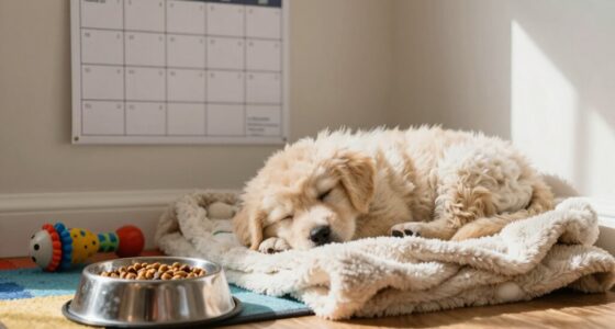 structured puppy care schedule