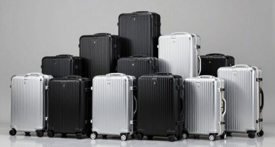 top aluminum luggage sets