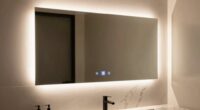 top bathroom smart mirror lighting