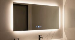 top bathroom smart mirror lighting