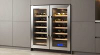 top built in dual zone wine fridges