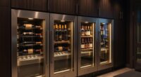 top built in wine fridge list