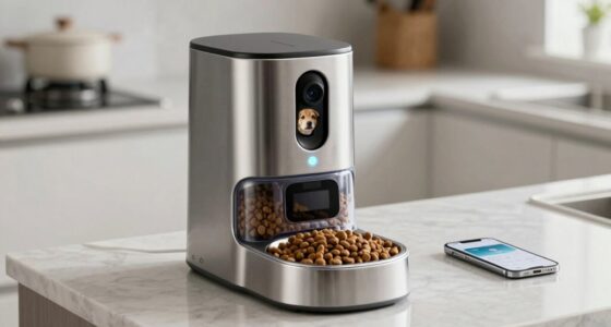 top camera pet feeders