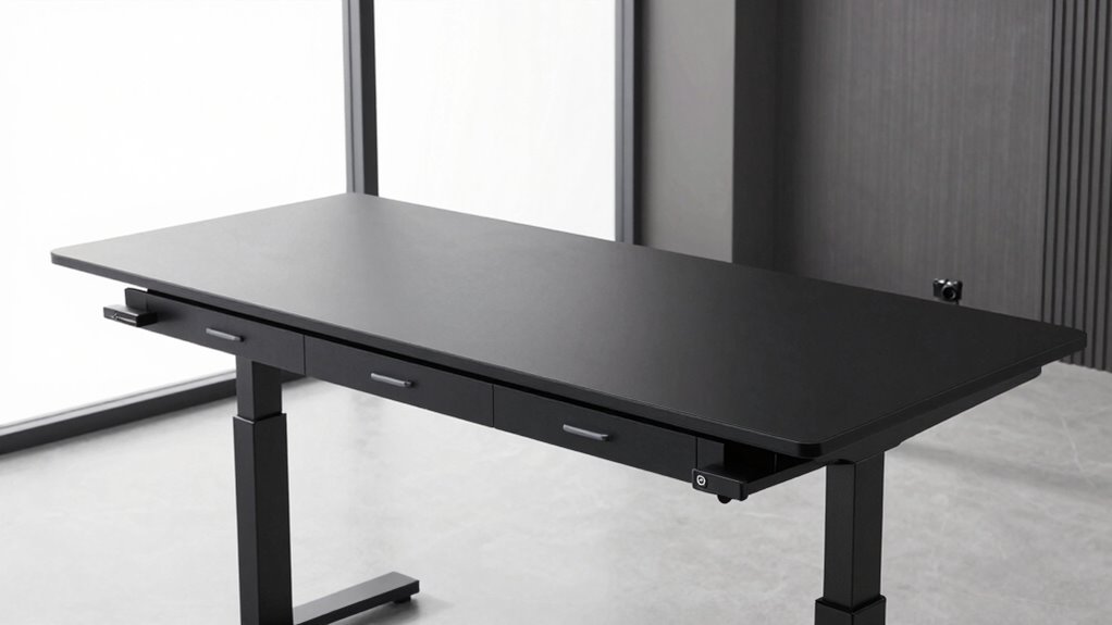 top electric desks with storage