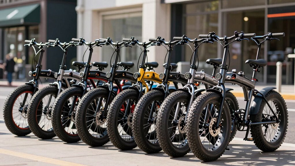 top fat tire folding e bikes