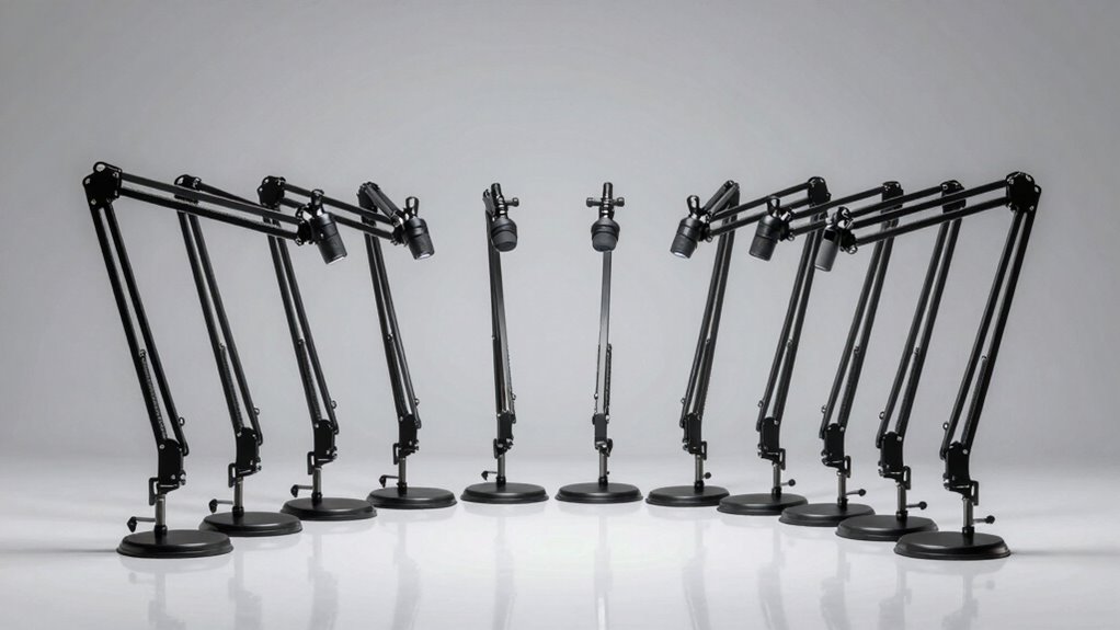 top heavy duty microphone arms