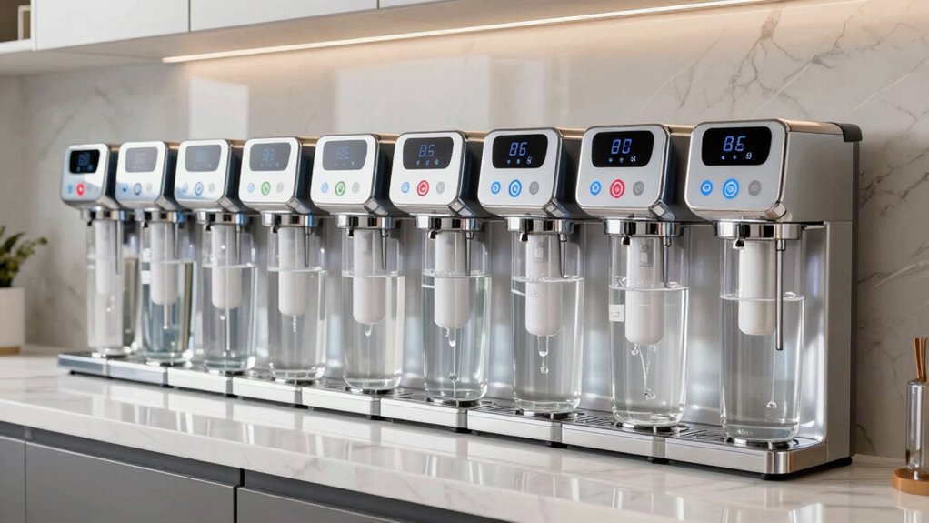 top hot cold filtered dispensers