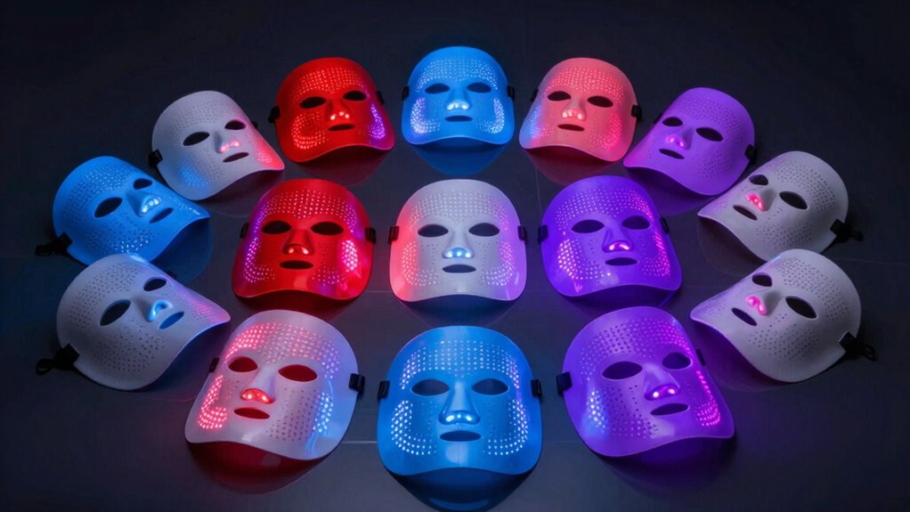 top led facial masks