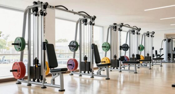 top plate loaded lat machines