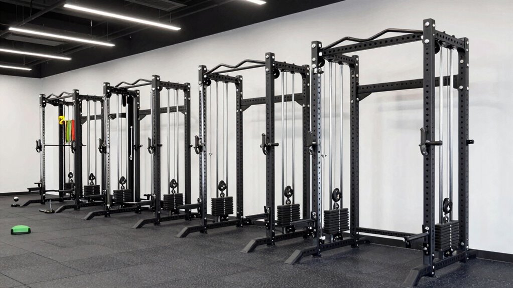 top squat racks with pulleys