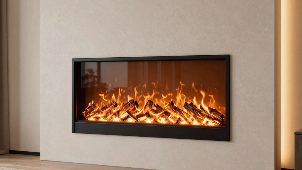 top wall mount electric fireplaces