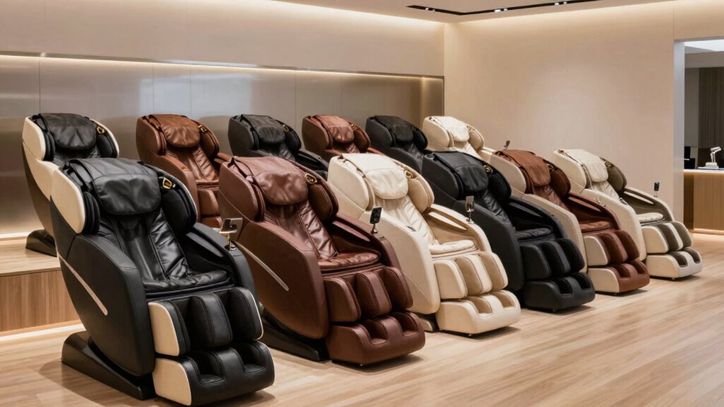 top zero gravity massage chairs